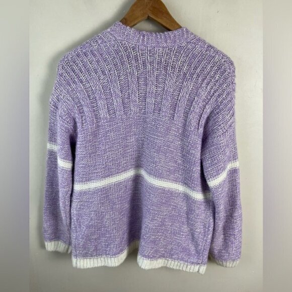 Abercrombie & Fitch women’s XS lilac open front slouchy soft oversized cardigan - Picture 2 of 9